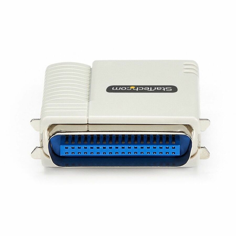 StarTech.com Ethernet to Parallel Network Print Server, 10/100Mbps LAN, WebUI Enabled, Centronics Ethernet Printer Server Adapter, Enhances Legacy Printer