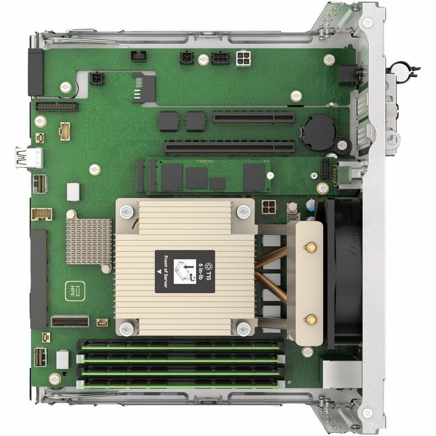 HPE SMART CHOICE ProLiant MicroServer Gen11 Ultra Micro Tower Server - 1 x Intel Pentium Gold G7400 3.7 GHz - 16 GB RAM - 1 TB HDD - Serial ATA/600 Controller