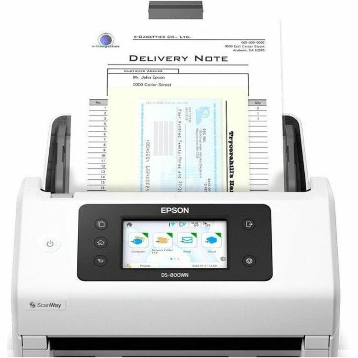 Epson EdgeLink DS-800WN ADF Scanner - 600 dpi Optical