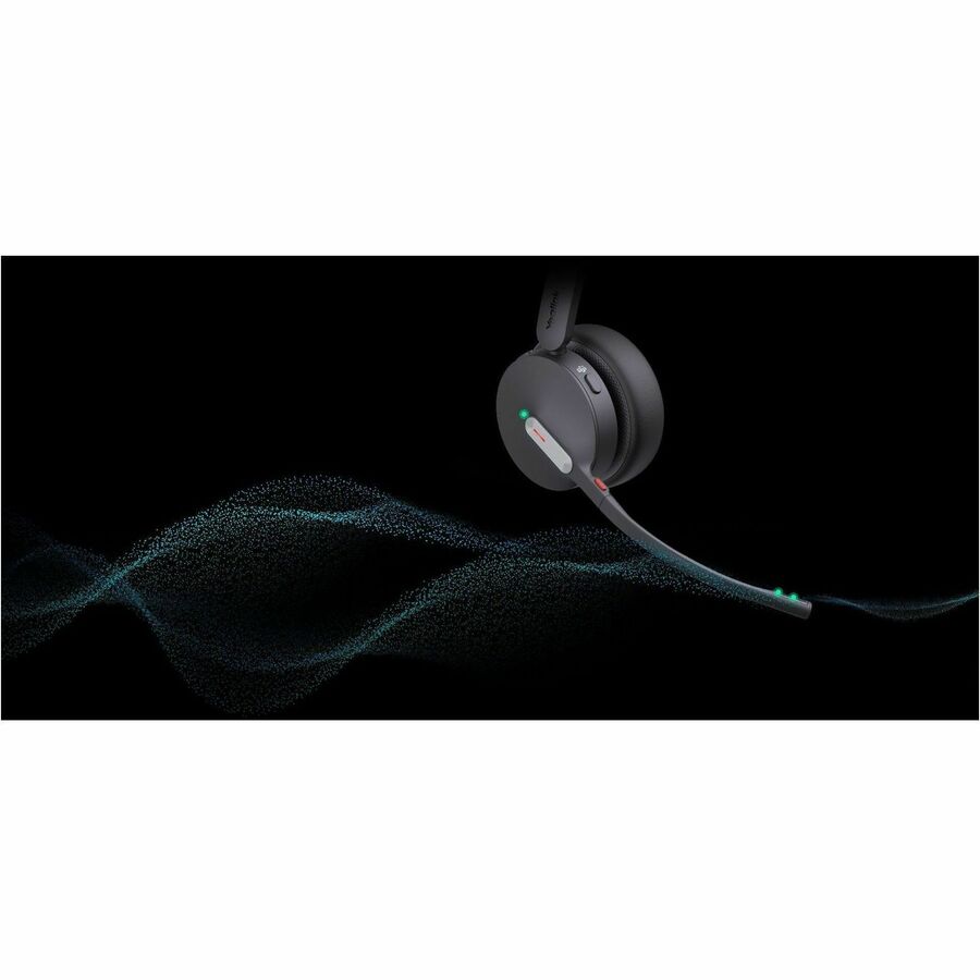 Yealink WH64 Hybrid Dual UC wireless dual-ear headset with boom microphone — alternate view 2