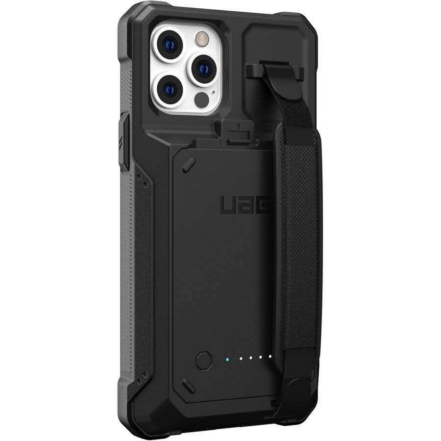 Workflow Battery Case for Apple iPhone 15 - Black - Hand Strap