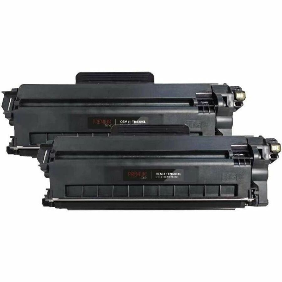 Premium Tone - Cartouche toner Laser - boîte - '-Alternative pourBrother (TN830XL) - Noir - 2 / emballage