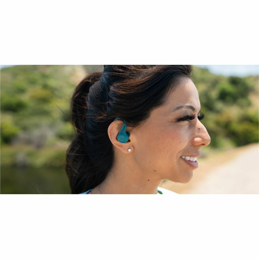 JLab JBuds Sport ANC 4 wireless teal earbuds for sport listening with active noise cancellation — alternate view 2