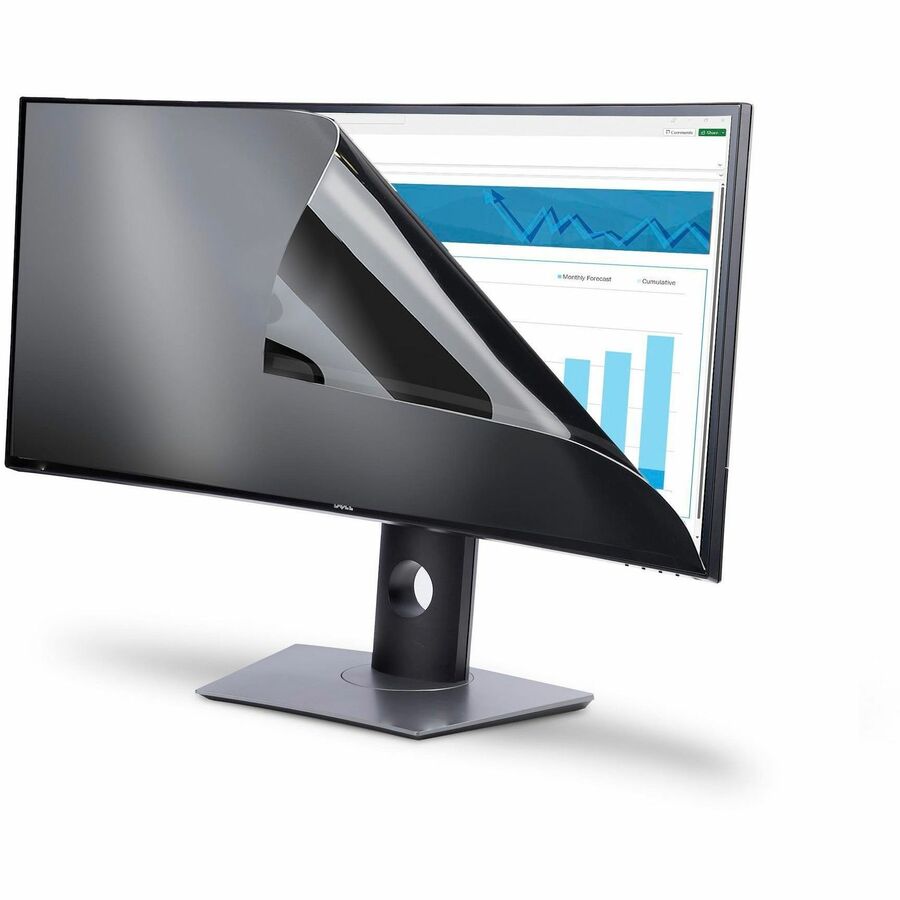 StarTech Privacy Screen For Dell P3424WE Curved Ultrawide 21:9 Monitor, Double-Sided, Computer Desktop Monitor Screen Protector, TAA