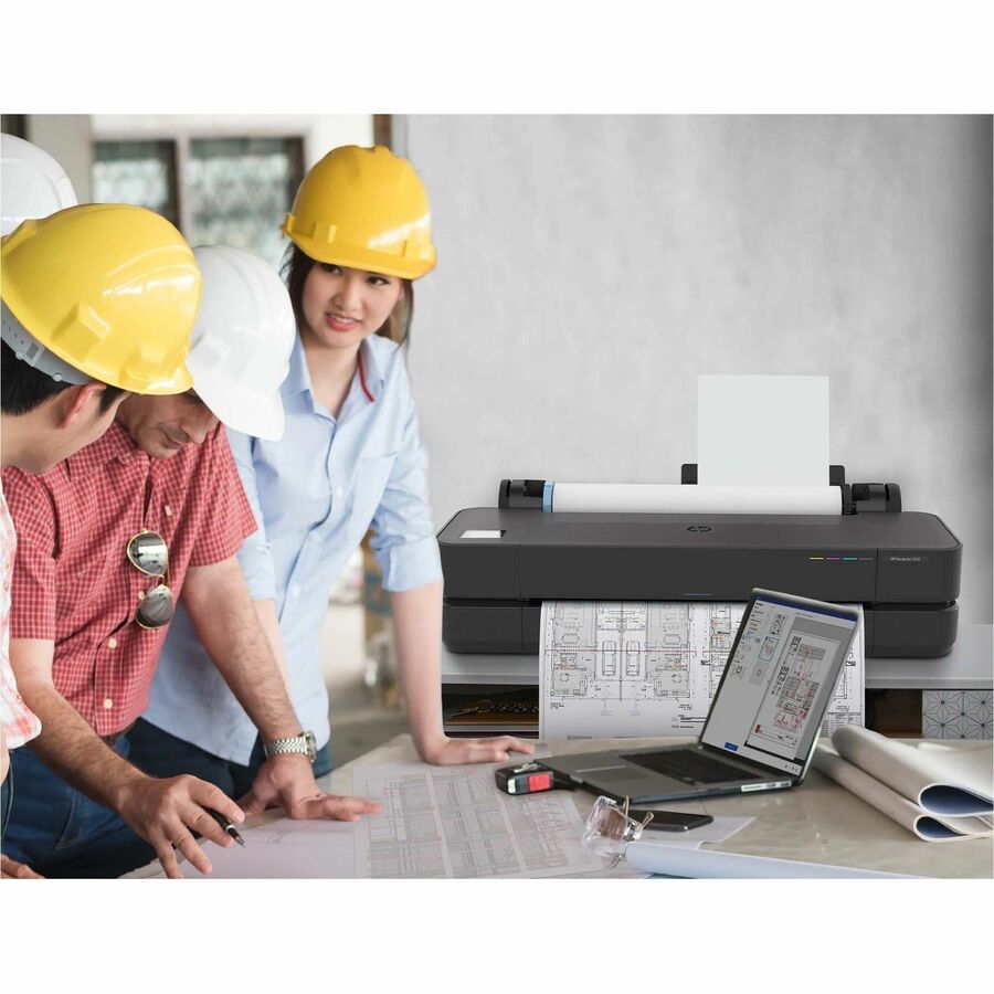 HP Designjet T250 A1 Inkjet Large Format Printer - Includes Printer - 24" Print Width - Color