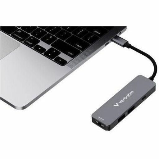Verbatim USB-C Essentials Multiport Hub - 4 Ports (32155)