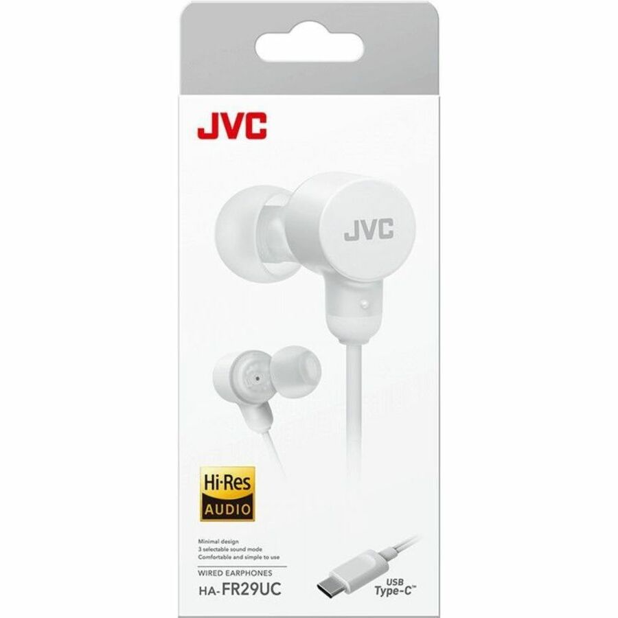 Oreillette HA-FR29UC Filaire Intra-auriculaire St&eacute;r&eacute;o - Blanc JVC