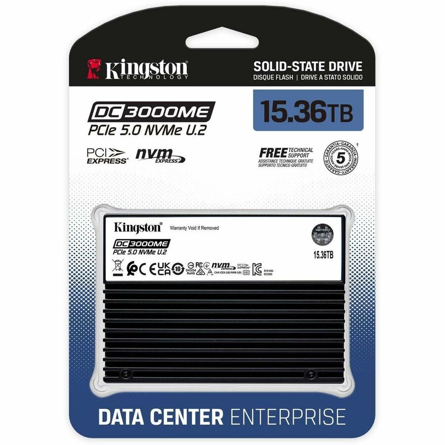 Kingston DC3000ME 15.36 TB U.2 NVMe Enterprise SSD - Thumbnail 4