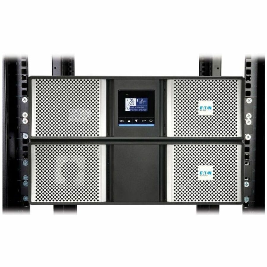 Eaton 9PX G2 5000VA 5000W 208/120V Online Double-Conversion UPS - Hardwired Input/Output, Cybersecure Network Card, Extended Run, 6U Rack/Tower