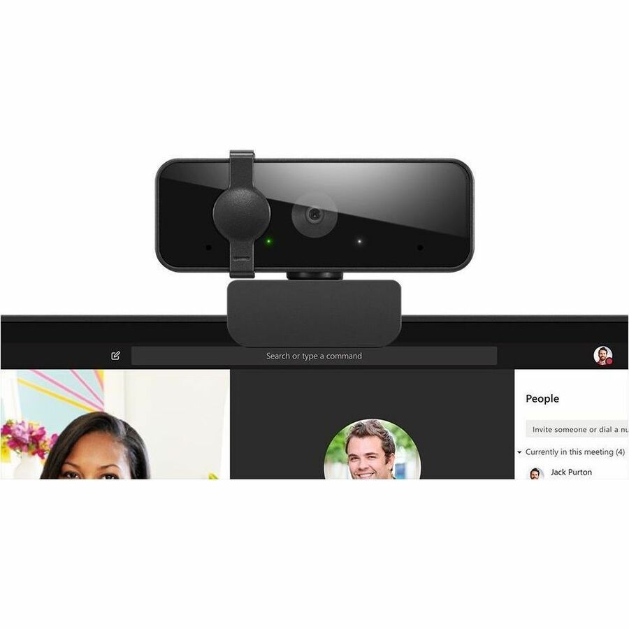Lenovo Essential Webcam - 30 fps - Black - USB 2.0 Type A - 1 Pack(s)