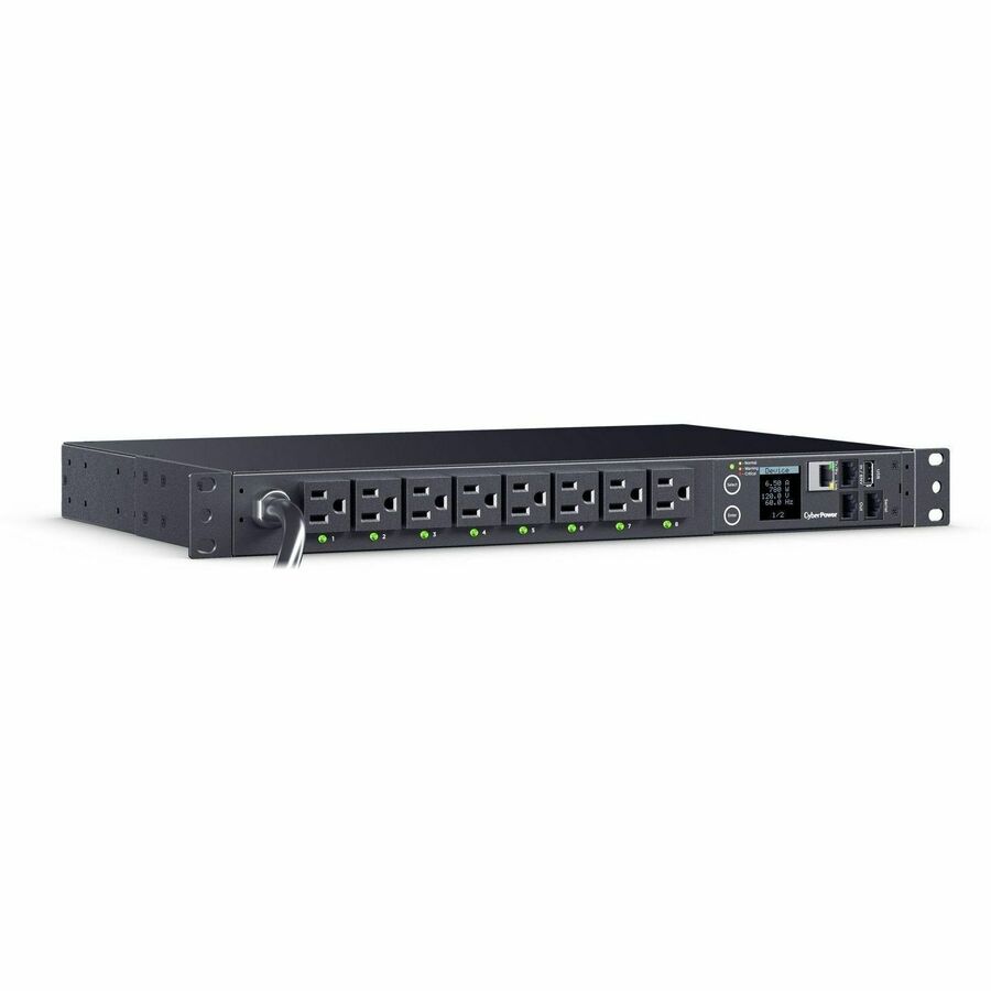 CyberPower PDU41021 Single Phase 100 - 120 VAC 15A Switched PDU