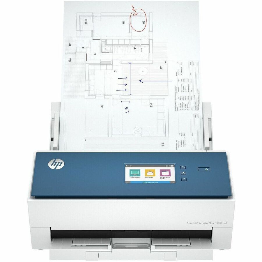 HP Scanjet Enterprise Flow N9000 sn1 Large Format Sheetfed Scanner - 1200 dpi Optical