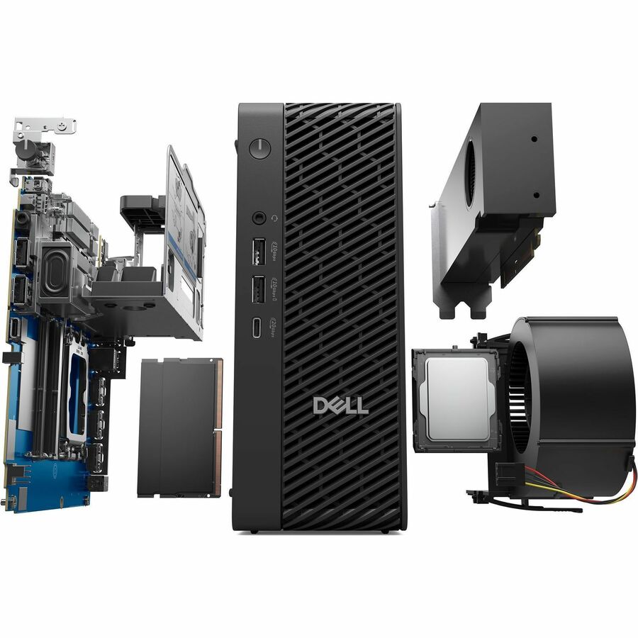 Dell Pro Max FCM2250 Desktop Computer - Intel Core Ultra 7 265 - vPro Technology - 32 GB - 512 GB SSD - Micro PC - Standard Black — Alternate-Image2 image 8