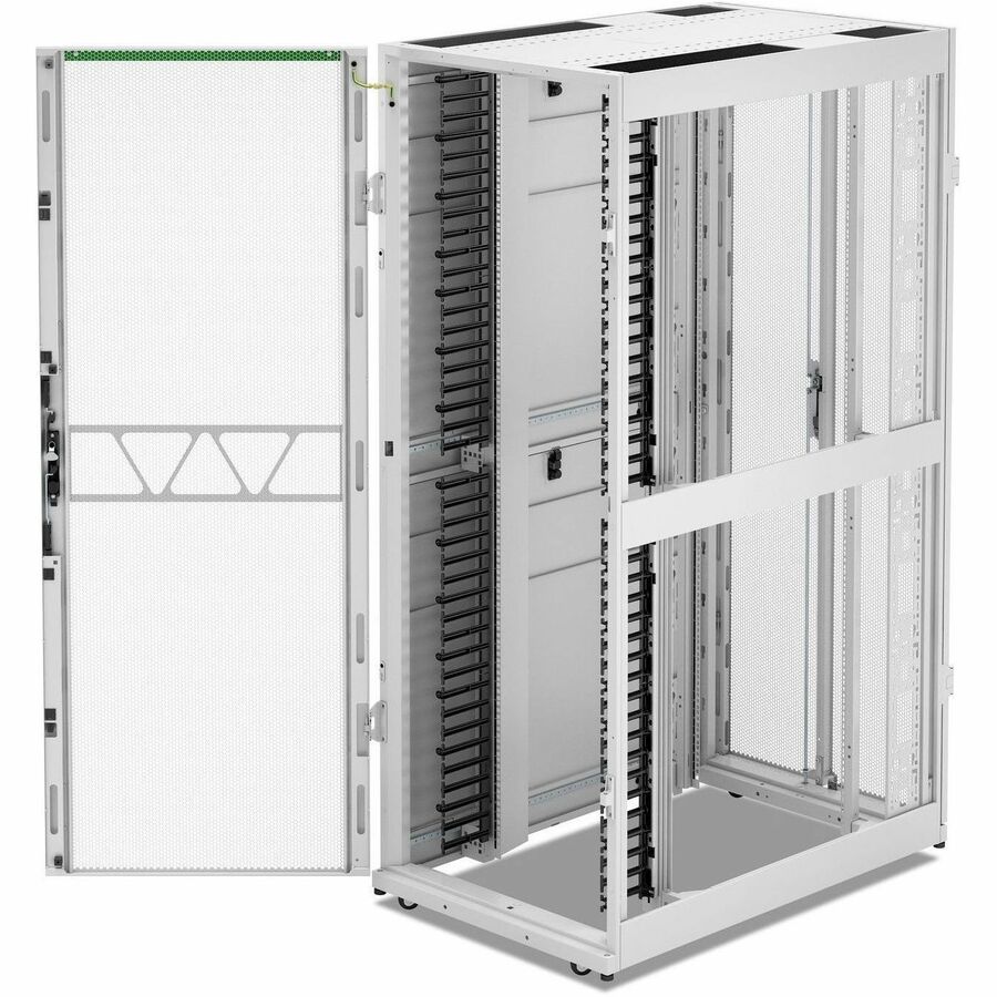 APC NetShelter SX Networking Enclosure, 42U, 1991H x 750W x 1200D mm, w/ Sides, White [TAA]