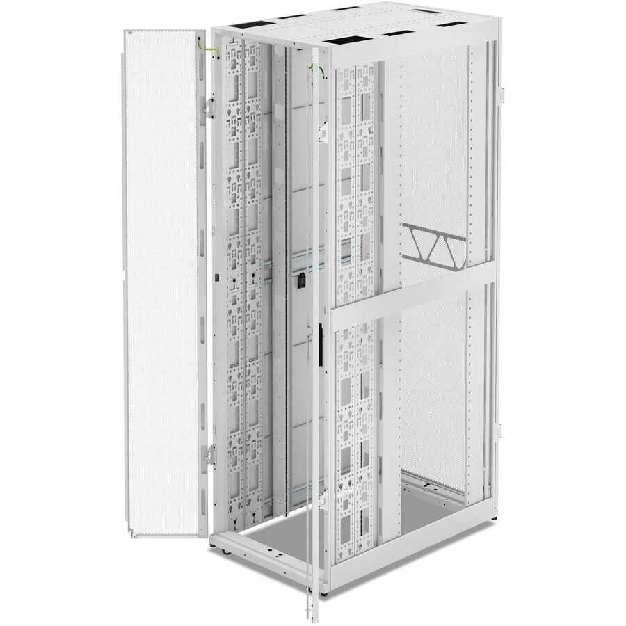 APC NetShelter SX Server Rack Gen 2, 52U, 2436H x 750W x 1200D mm, w/ Sides, White [TAA]