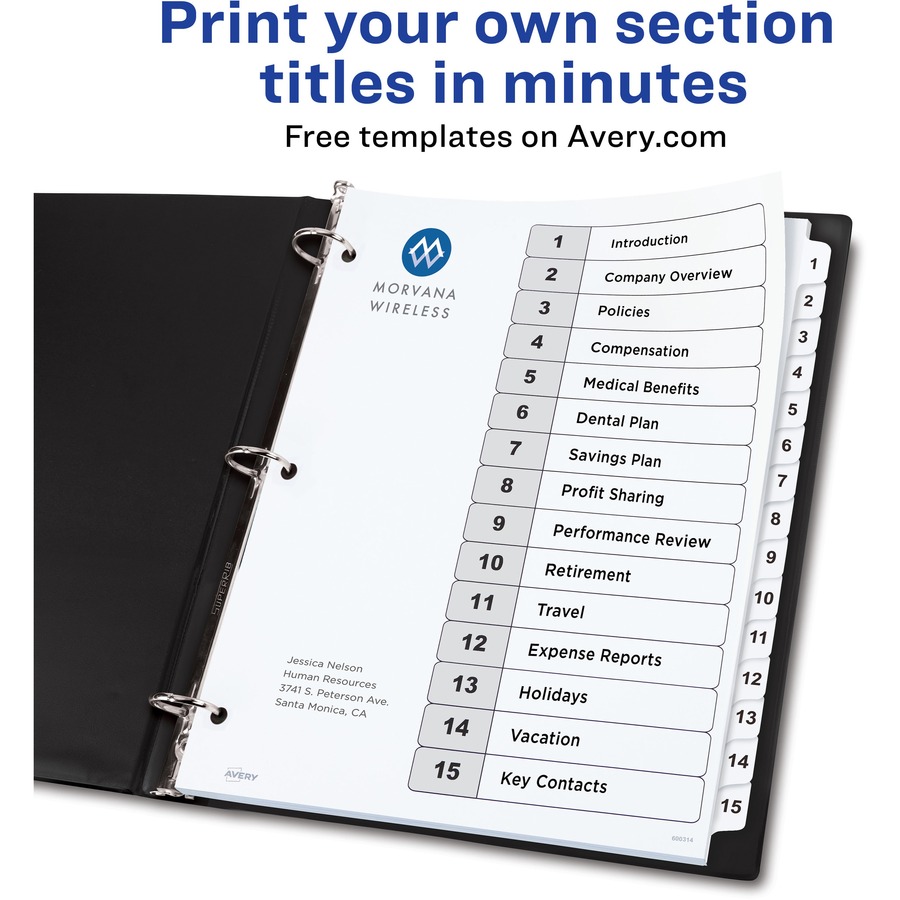 Avery Products, Labels, Binders, Dividers & More