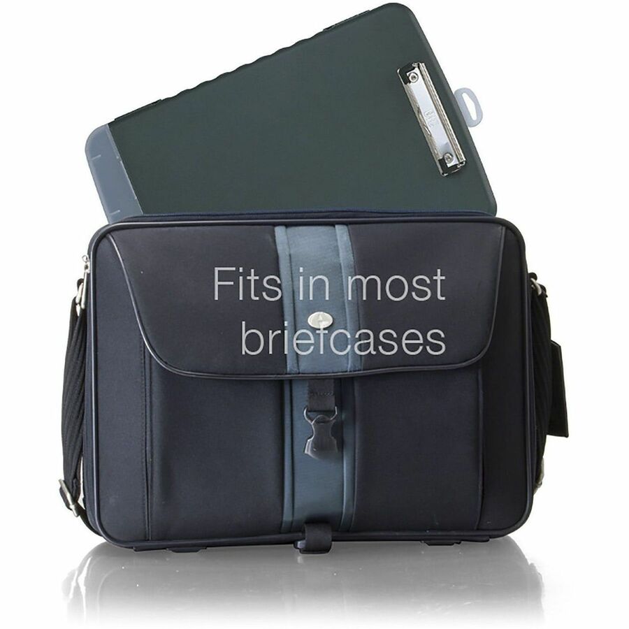 Officemate Slim Black Clipboard Storage Box