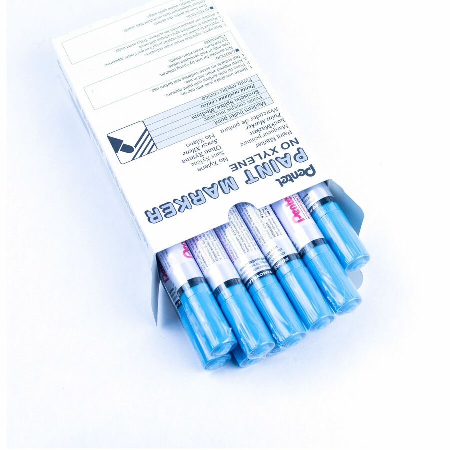 Pentel Paint Marker, Medium Point, Bullet Tip, Sky Blue Ink
