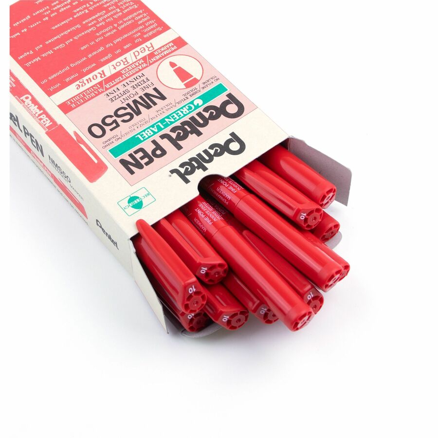 Pentel - Marqueur permanent Green Label