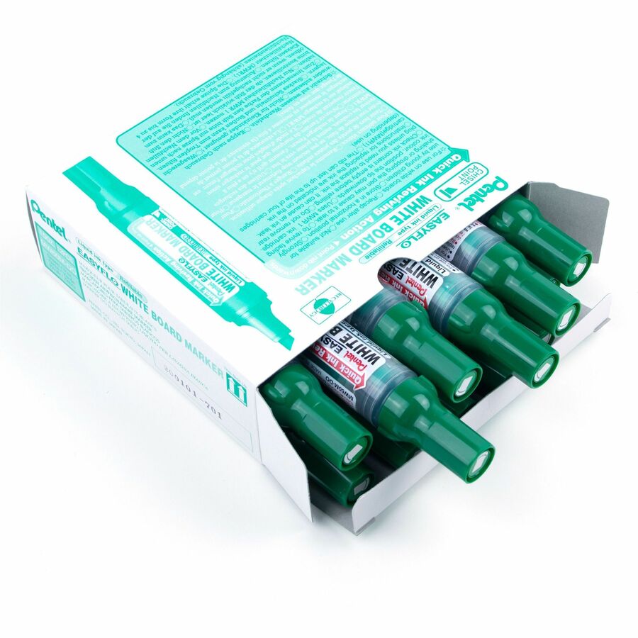 Pentel - Marqueur effa&ccedil;able &#224; sec Easyflo