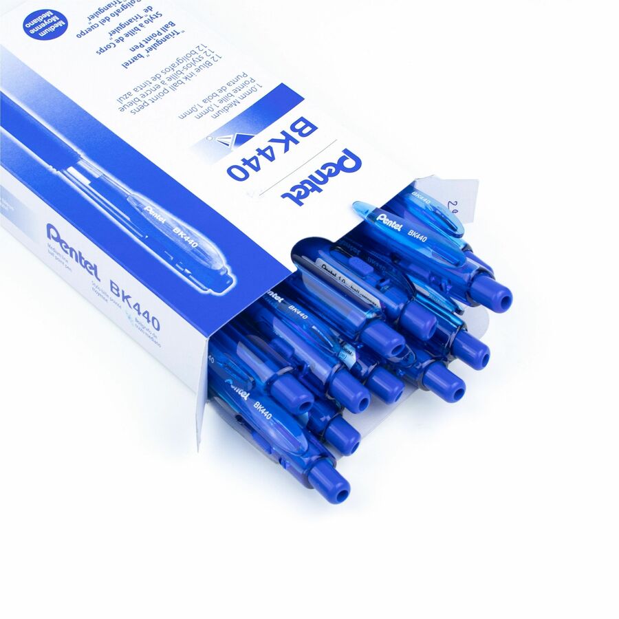 Pentel Wow! Retractable Ballpoint Pen, (1.0mm), Blue Ink