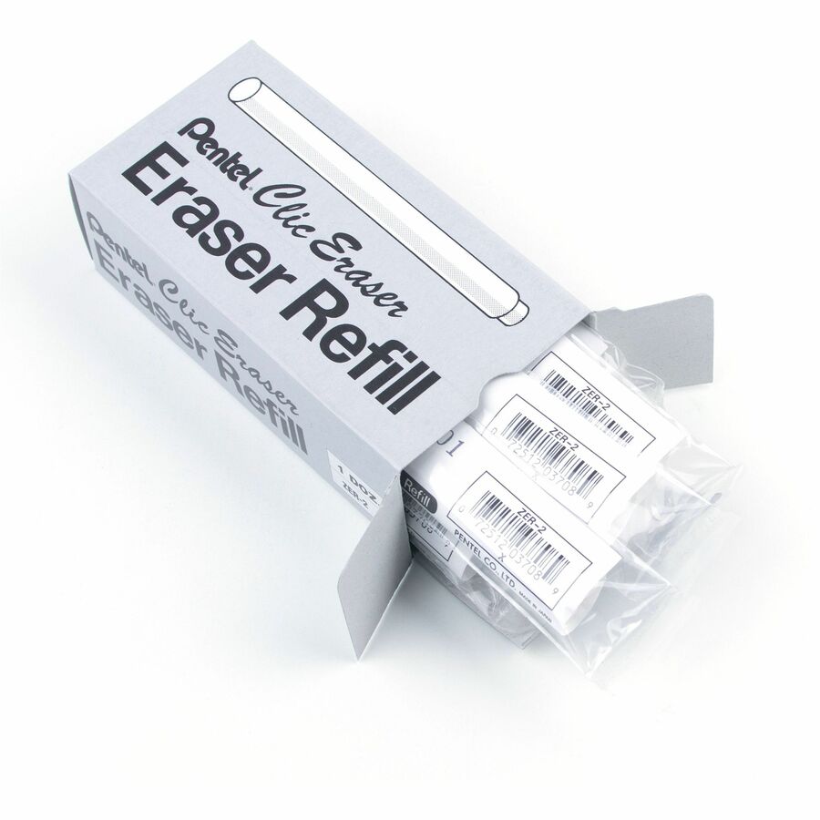 Pentel 2PC Refill Erasers For Pentel Clic Erasers