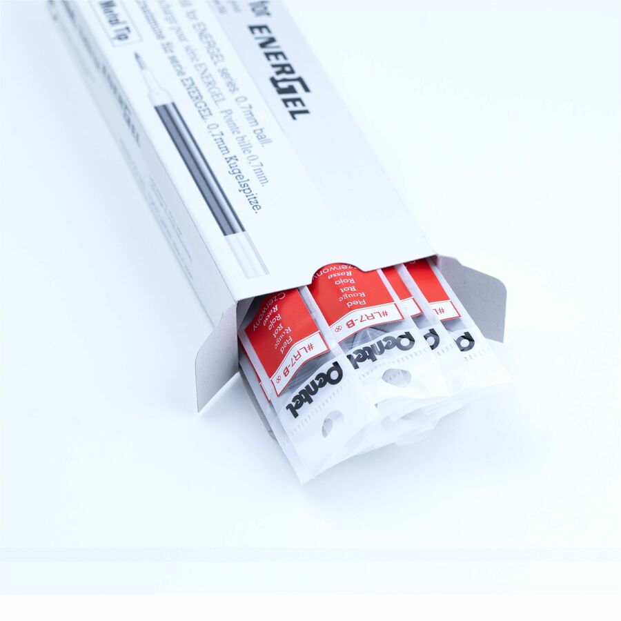 Pentel Refill Ink - For Pentel EnerGel Gel Pen, (0.7mm) Medium Point, Red Ink