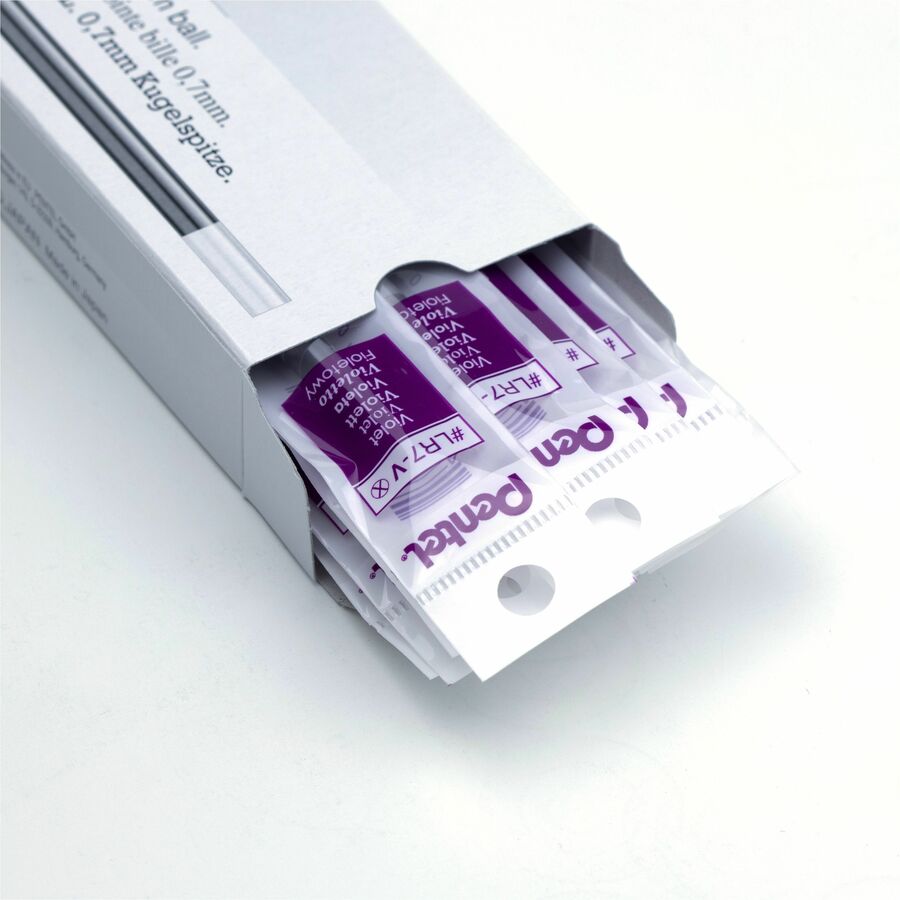 Pentel Refill Ink - For Pentel EnerGel Gel Pen, (0.7mm) Medium Point,, Violet Ink