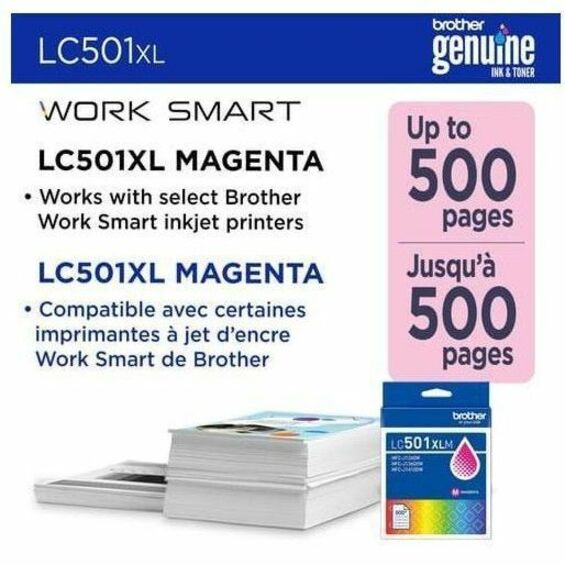 Brother Original High (XL) Yield Inkjet Ink Cartridge - Magenta Pack