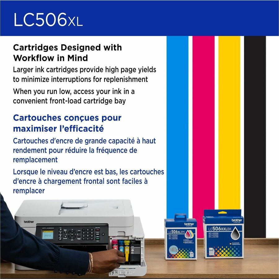 Brother Original High (XL) Yield Inkjet Ink Cartridge - Cyan - 1 Each - 1500 Pages