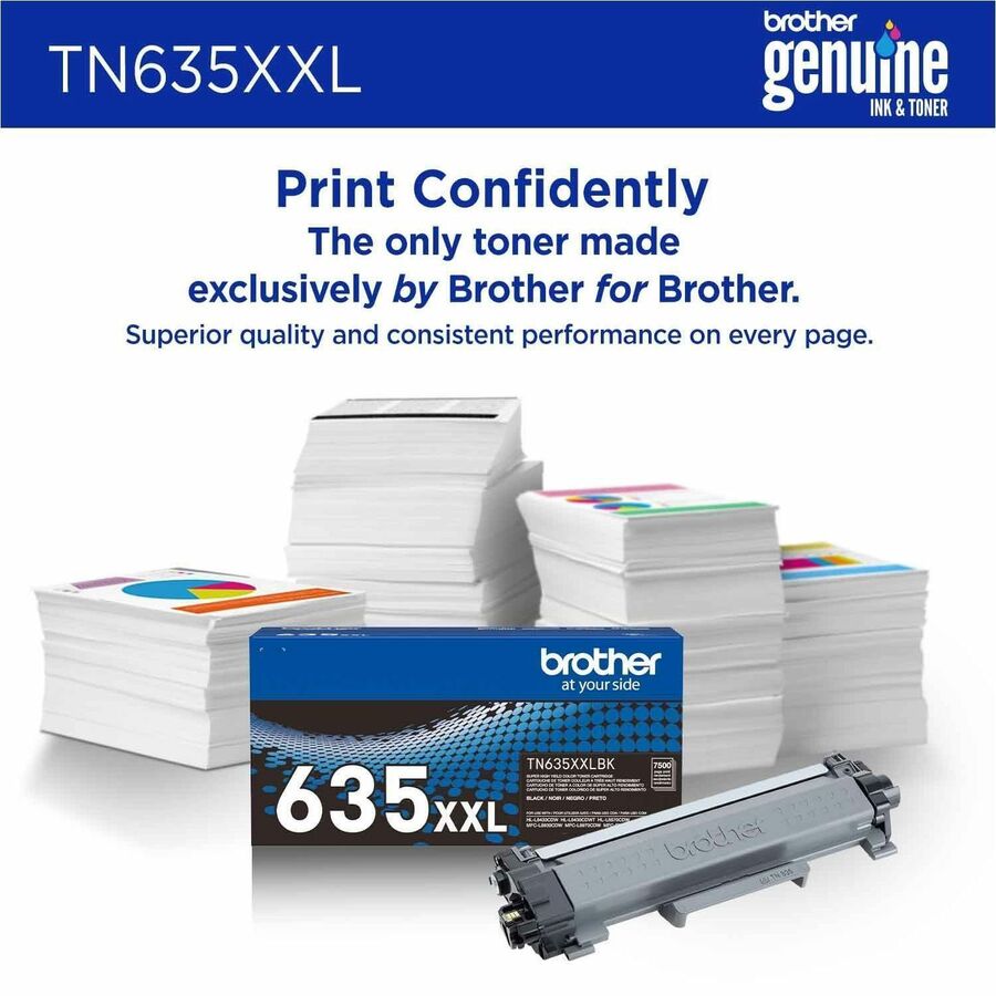 Brother Original Super High Yield Laser Toner Cartridge - Black Pack - 7,500 pages