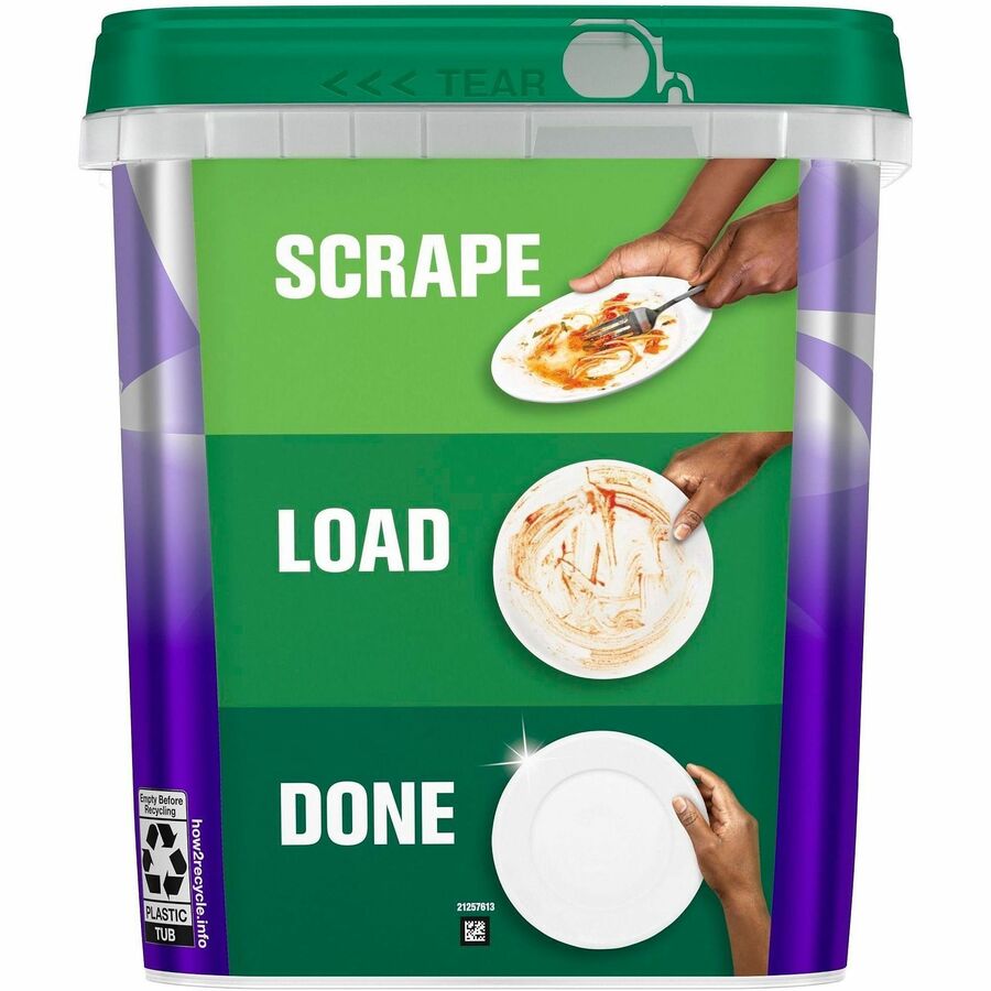 Cascade Platinum Plus ActionPacs - For Multipurpose - Fresh Scent - Recommended For: Residue Remover, Dried-on Food Remover, Grease Remover, Food Remover - Enzyme Activated - Purple - 47/Pack - 3 / Carton
