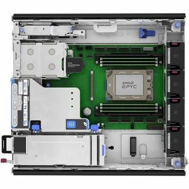 HPE ProLiant DL145 Gen11 2U Rack Server - 1 x AMD EPYC 8124P 2.45 GHz - 16 GB RAM - 480 GB SSD - (1 x 480GB) SSD Configuration - Serial ATA/600 Controller