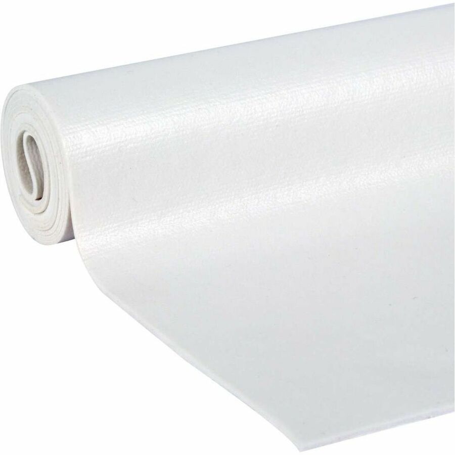 Duck Solid Grip Shelf Liner with Clorox - White, 20 in. x 6 ft.