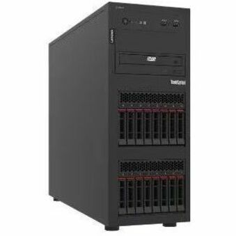 Lenovo ThinkSystem ST250 V3 7DCE100GNA Tower Server - 1 x Intel Xeon 6315P 2.80 GHz - 16 GB RAM - Serial ATA/600 Controller