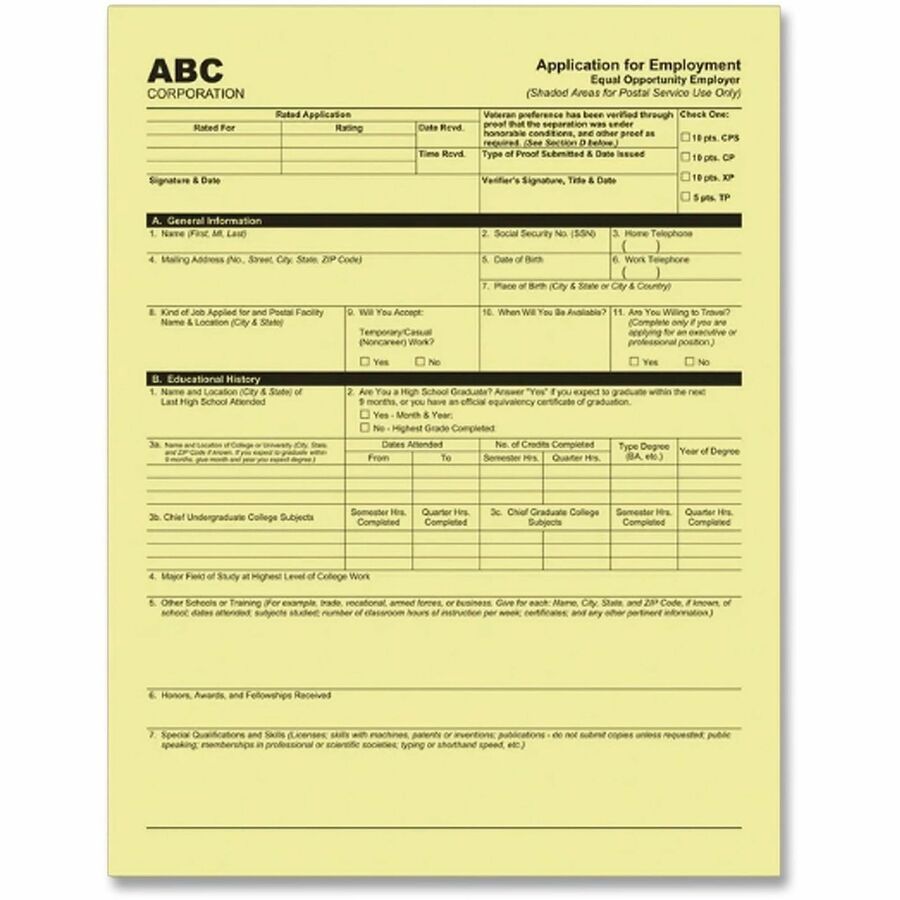 ICONEX Carbonless Paper - Letter - 8 1/2" x 11" - White, Canary - 5000 / Carton