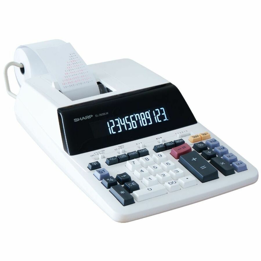 Sharp - Calculatrice à imprimante EL2630LW