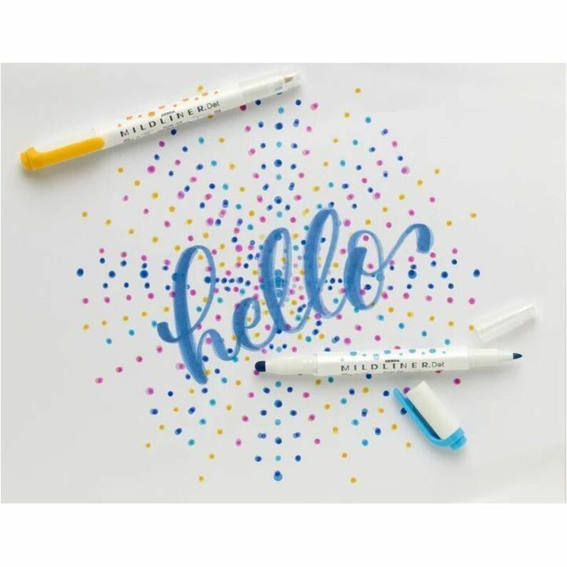 Zebra Mildliner Dual-Tip Dot Marker