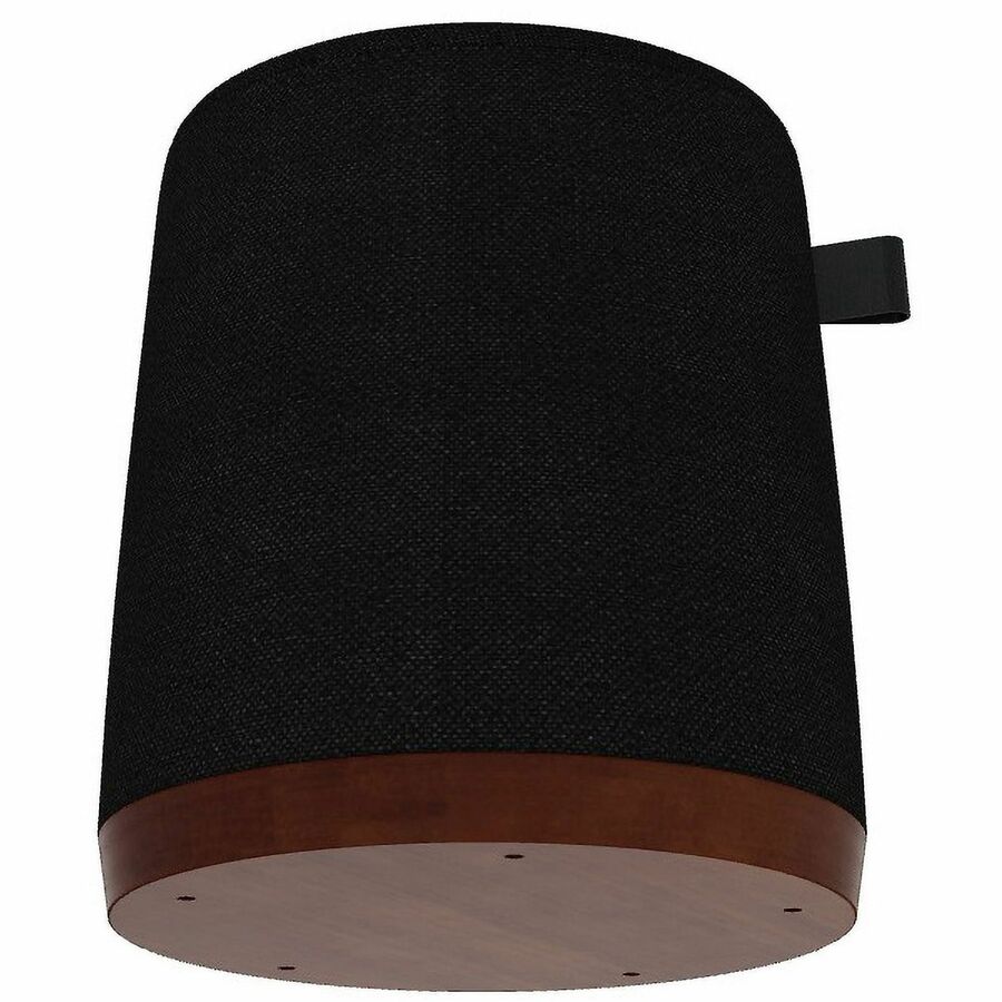 Müm Perch Soft Seating - Memory Foam Seat Material - Black - Leather, Fabric - 1 Carton - Kennedy Office