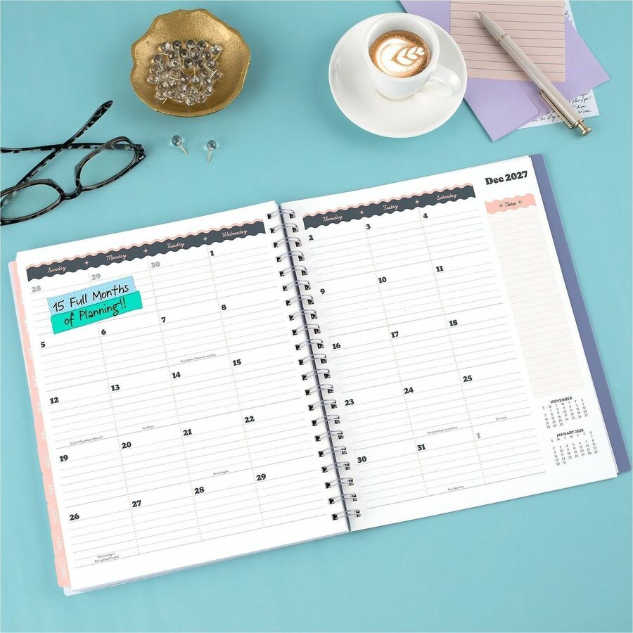 Picture of Mead CatCoq Berry Branches Weekly/Monthly Planner