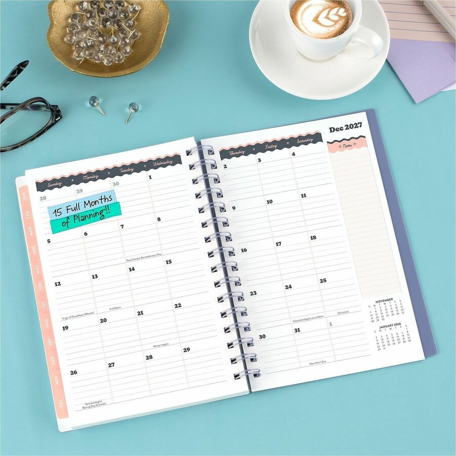 Picture of Mead CatCoq Berry Branches Weekly/Monthly Planner