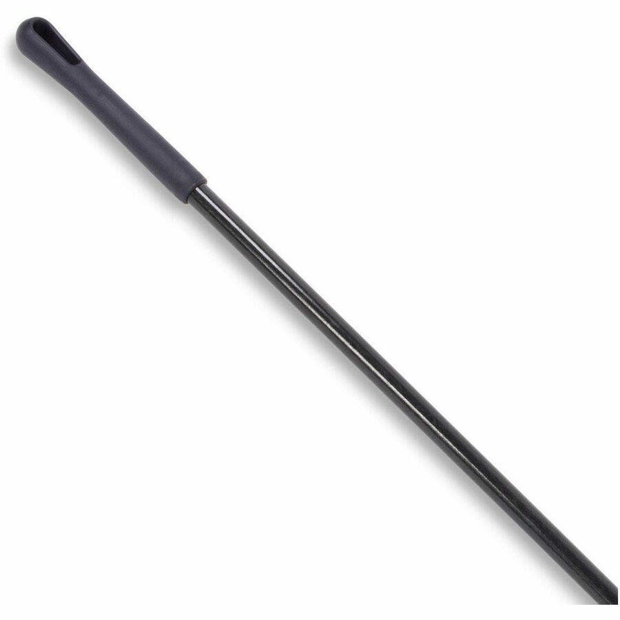 Sparta 60" Fiberglass Broom Handle - 60" Length x 1" Diameter - Black - Fiberglass, Polyester, Polypropylene - 12 Each