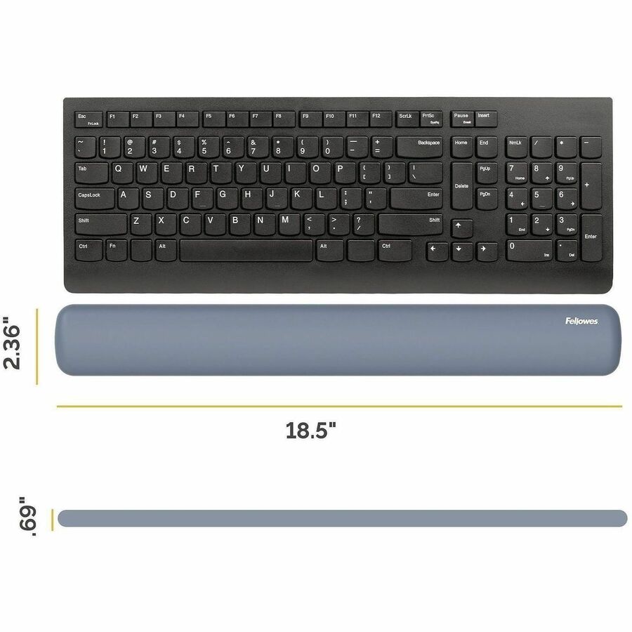 Picture of Fellowes Breyta Keyboard Wrist Rest - Blue