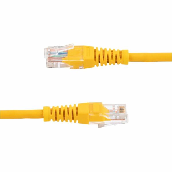 StarTech 1 ft Yellow Molded Cat5e UTP Patch Cable M/M (M45PATCH1YL)
