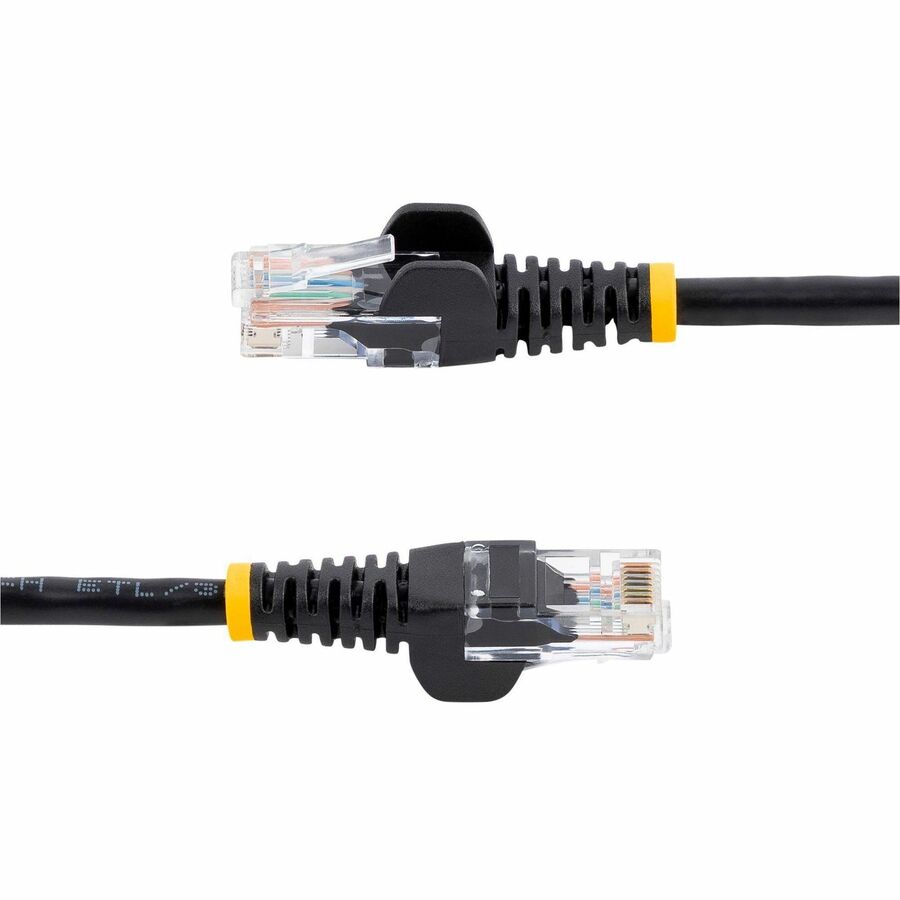 StarTech 50 ft Black Cat5e Snagless UTP Patch Cable