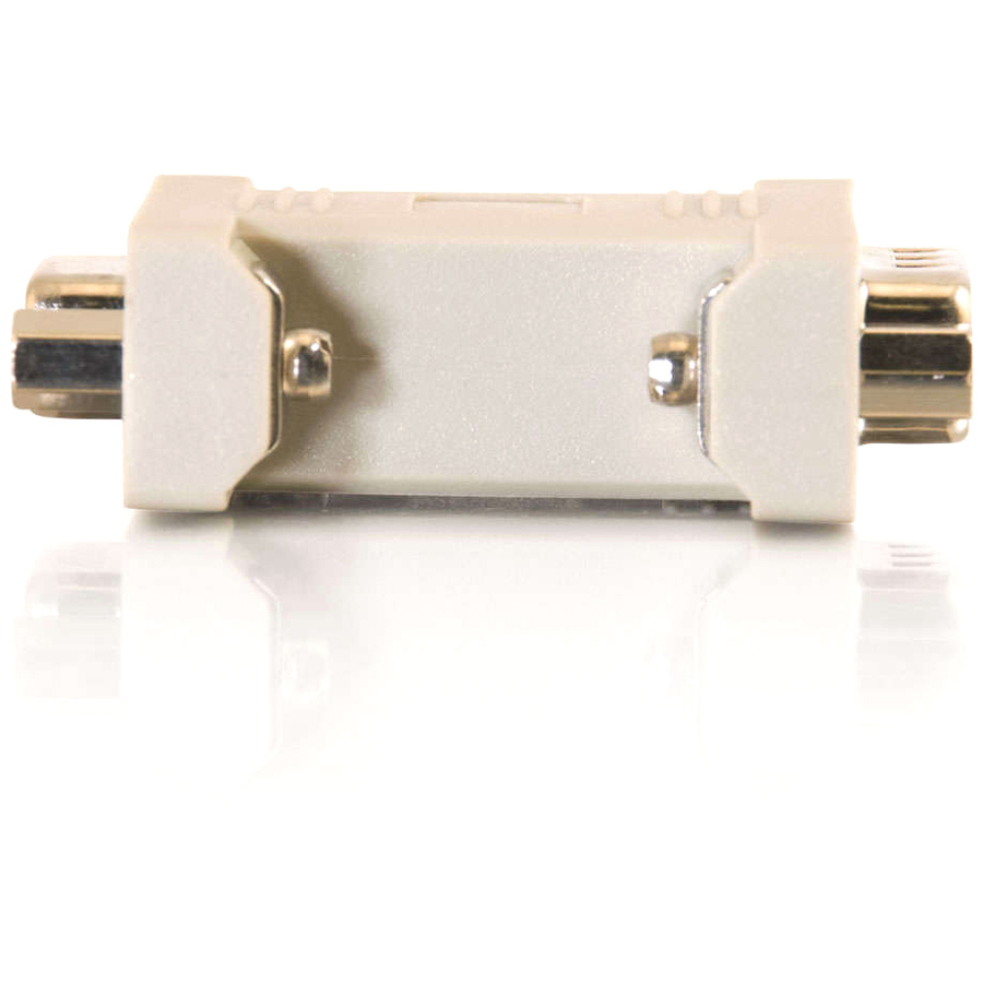 C2G HD15 VGA M/F Port Saver Adapter - 1 x 15-pin HD-15 Male - 1 x 15-pin HD-15 Female - Beige