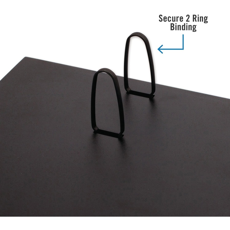 At-A-Glance 17-Style Loose Leaf Desk Calendar Base - Support 3.50" x 6.50" Media - Plastic - 1 Each - Black