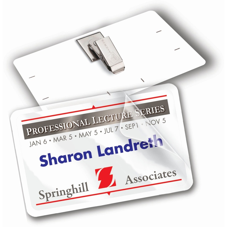 Avery® 5362 Laser/Inkjet Badge Insert - Name Badges/Systems | Avery