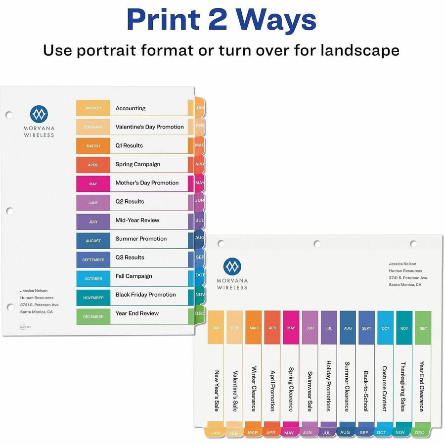 Avery&reg; - Intercalaires Ready Index
