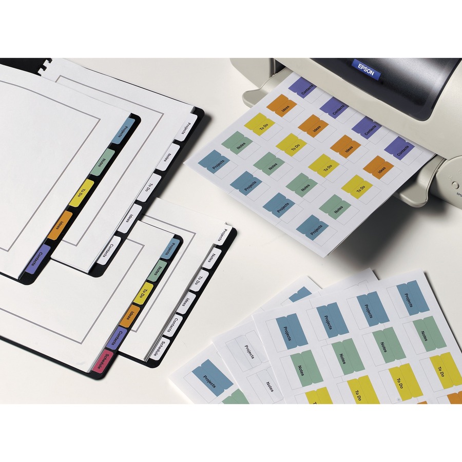 Avery Printable Repositionable Tabs 96 Tab s 1 25 Tab Width 